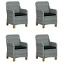 Light Gray 5-Piece Garden Dining Set by vidaXL, Garden sets - Ref: Foro24-3068790, Price: 595,39 €, Discount: %
