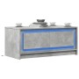 Mesa de centro con luces LED madera de ingeniería gris hormigón by , Coffee table - Ref: Foro24-851987, Price: 107,56 €, Disc...