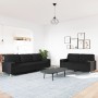 Juego de sofás con cojines 2 piezas tela negro by , Sofas - Ref: Foro24-3278339, Price: 527,63 €, Discount: %