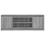 Mueble de TV LED madera ingeniería gris Sonoma 139,5x34x50 cm by , TV Furniture - Ref: Foro24-852199, Price: 106,00 €, Discou...