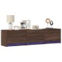 Mueble de TV LED madera ingeniería marrón roble 165x34x40 cm von , TV-Möbel - Ref: Foro24-852256, Preis: 105,85 €, Rabatt: %