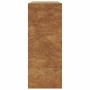 Leñero 100x40x100 cm Acero oxidado von , Brennholztaschen und -halter - Ref: Foro24-850974, Preis: 120,82 €, Rabatt: %