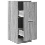 Armario botiquín madera ingeniería gris Sonoma 30x41x77,5 cm by , Lockers and storage cabinets - Ref: Foro24-855156, Price: 6...
