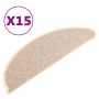 Treppenstufenmatten 15 Stück weiß und braun 56x17x3 cm von vidaXL, Treppenmatten - Ref: Foro24-149852, Preis: 62,44 €, Rabatt: %