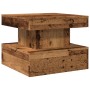Mesa de centro con luces LED madera envejecida 50x50x40 cm de , Mesas de centro - Ref: Foro24-857712, Precio: 63,07 €, Descue...