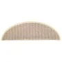 Stair tread mats 15 pcs white and brown 56x17x3 cm by vidaXL, Stair mats - Ref: Foro24-149852, Price: 61,27 €, Discount: %