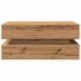 Mesa de centro con luces LED roble artisian 90x50x40 cm by , Coffee table - Ref: Foro24-857719, Price: 116,67 €, Discount: %