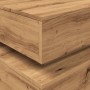 Mesa de centro con luces LED roble artisian 90x50x40 cm by , Coffee table - Ref: Foro24-857719, Price: 116,67 €, Discount: %