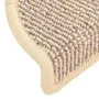 Stair tread mats 15 pcs white and brown 56x17x3 cm by vidaXL, Stair mats - Ref: Foro24-149852, Price: 61,27 €, Discount: %
