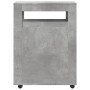 Armario de baño estrecho con ruedas madera gris hormigón by , Lockers and storage cabinets - Ref: Foro24-855271, Price: 100,8...