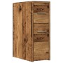 Armario de baño estrecho con ruedas madera envejecida by , Lockers and storage cabinets - Ref: Foro24-855284, Price: 69,83 €,...
