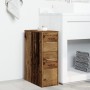 Armario de baño estrecho con ruedas madera envejecida by , Lockers and storage cabinets - Ref: Foro24-855284, Price: 69,83 €,...