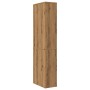 Armario de baño estrecho con ruedas madera roble artisian von , Schließfächer und Lagerschränke - Ref: Foro24-855303, Preis: ...