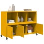Aparador de acero amarillo mostaza 100,5x39x72 cm de , Aparadores - Ref: Foro24-846737, Precio: 131,76 €
