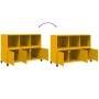 Aparador de acero amarillo mostaza 100,5x39x72 cm de , Aparadores - Ref: Foro24-846737, Precio: 131,76 €