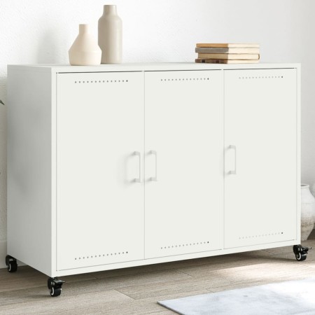 Aparador de acero blanco 100,5x39x72 cm von , Sideboards - Ref: Foro24-846685, Preis: 155,88 €, Rabatt: %