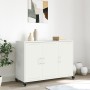 Aparador de acero blanco 100,5x39x72 cm von , Sideboards - Ref: Foro24-846685, Preis: 155,88 €, Rabatt: %
