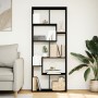 Librería divisora madera de ingeniería negra 67x25x161,5 cm by , Bookcases and shelves - Ref: Foro24-858076, Price: 95,12 €, ...