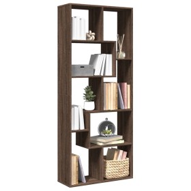 Librería divisora madera ingeniería marrón roble 67x25x161,5 cm von , Bücherregale und Regale - Ref: Foro24-858081, Preis: 90...