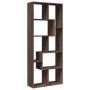 Librería divisora madera ingeniería marrón roble 67x25x161,5 cm by , Bookcases and shelves - Ref: Foro24-858081, Price: 90,01...