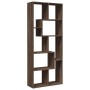 Librería divisora madera ingeniería marrón roble 67x25x161,5 cm by , Bookcases and shelves - Ref: Foro24-858081, Price: 90,01...