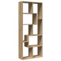 Librería divisora madera ingeniería roble artisan 67x25x161,5cm by , Bookcases and shelves - Ref: Foro24-858083, Price: 87,92...