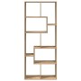 Librería divisora madera ingeniería roble artisan 67x25x161,5cm by , Bookcases and shelves - Ref: Foro24-858083, Price: 87,92...