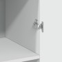 Aparador alto madera de ingeniería blanco 70x42,5x185 cm by , Sideboards - Ref: Foro24-3281427, Price: 207,68 €, Discount: %