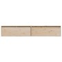 Armario de pared 2 uds madera maciza de pino 100x30x35cm von , Regale und Regale - Ref: Foro24-813466, Preis: 145,67 €, Rabat...