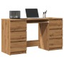 Escritorio madera de ingeniería roble artisan 140x50x77 cm von , Schreibtische - Ref: Foro24-855961, Preis: 196,13 €, Rabatt: %