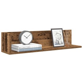 Estantes de pared 2 uds madera envejecida 75x16,5x16,5 cm by , Shelves and shelves - Ref: Foro24-860038, Price: 39,55 €, Disc...
