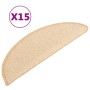 Stair tread mats 15 pcs red 56x17x3 cm by vidaXL, Stair mats - Ref: Foro24-149853, Price: 55,97 €, Discount: %
