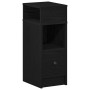 Mesilla de noche con cajón negro 25x31x66 cm von , Nachttische - Ref: Foro24-858616, Preis: 66,83 €, Rabatt: %