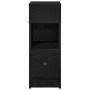 Mesilla de noche con cajón negro 25x31x66 cm von , Nachttische - Ref: Foro24-858616, Preis: 66,83 €, Rabatt: %