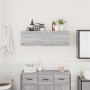Armario de pared baño madera ingeniería gris sonoma 100x25x30cm von , Badezimmerwaschtische - Ref: Foro24-860099, Preis: 53,9...