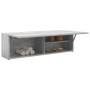 Armario de pared baño madera ingeniería gris sonoma 100x25x30cm von , Badezimmerwaschtische - Ref: Foro24-860099, Preis: 53,9...