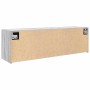 Armario de pared baño madera ingeniería gris sonoma 100x25x30cm von , Badezimmerwaschtische - Ref: Foro24-860099, Preis: 53,9...