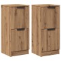 Aparadores 2 uds madera ingeniería roble artisian 30x30x70 cm de , Aparadores - Ref: Foro24-856962, Precio: 77,14 €