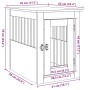 Jaula para perros madera de ingeniería madera vieja 45x62x59 cm von , Hundehütten - Ref: Foro24-857636, Preis: 68,82 €, Rabat...