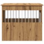 Jaula para perros madera ingeniería roble artesanal 55x80x68 cm by , Dog kennels - Ref: Foro24-857643, Price: 96,46 €, Discou...