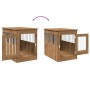 Jaula para perros madera ingeniería roble artesanal 55x80x68 cm by , Dog kennels - Ref: Foro24-857643, Price: 96,46 €, Discou...
