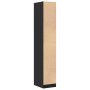 Armario botiquín madera de ingeniería negro 30x41x174,5 cm by , Lockers and storage cabinets - Ref: Foro24-3309628, Price: 13...
