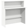 Mostrador de recepción blanco 100x50x103,5 cm madera ingeniería von , Schreibtische - Ref: Foro24-859024, Preis: 149,42 €, Ra...