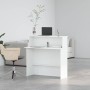 Mostrador de recepción blanco 100x50x103,5 cm madera ingeniería von , Schreibtische - Ref: Foro24-859024, Preis: 149,42 €, Ra...