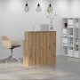 Mostrador de recepción roble artisian 100x50x103,5 cm by , Desks - Ref: Foro24-859032, Price: 145,82 €, Discount: %