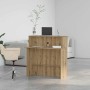 Mostrador de recepción roble artisian 100x50x103,5 cm by , Desks - Ref: Foro24-859032, Price: 145,82 €, Discount: %