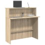 Mostrador de recepción roble sonoma 100x50x103,5 cm von , Schreibtische - Ref: Foro24-859026, Preis: 133,54 €, Rabatt: %