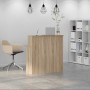 Mostrador de recepción roble sonoma 100x50x103,5 cm von , Schreibtische - Ref: Foro24-859026, Preis: 133,54 €, Rabatt: %