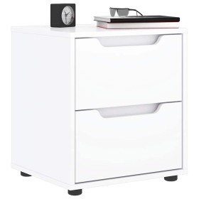 Mesilla de noche VISNES blanca 45x40x50 cm madera de ingeniería von , Nachttische - Ref: Foro24-4108280, Preis: 75,33 €, Raba...