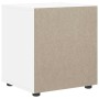 Mesilla de noche VISNES blanca 45x40x50 cm madera de ingeniería de , Mesitas de noche - Ref: Foro24-4108280, Precio: 75,27 €,...